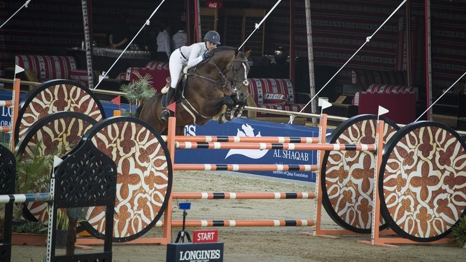 Anna Kellnerová druhý den GCT Dauhá s chybou