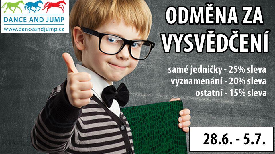 V Dance and Jump dostanete slevu za vysvědčení