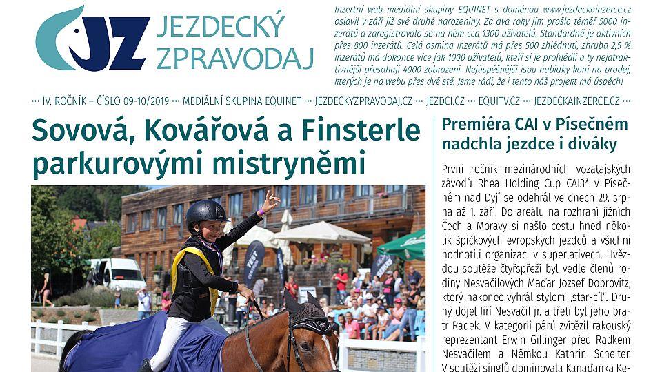 Jezdecký zpravodaj: Parkurové seriály, MČR i evropské šampionáty