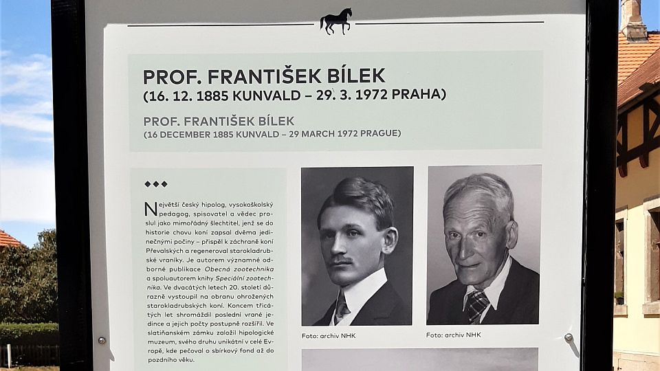 Jako fénix z popela. Národní hřebčín si připomíná Františka Bílka